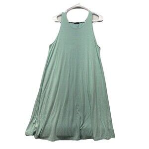 Free Fly Large Light Blue Bamboo Flex Sleeveless Tank Dress Stretch Comfort